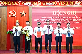 Công bố thành lập đảng bộ, cơ quan chuyên trách, đơn vị trực thuộc Tỉnh ủy Quảng Trị