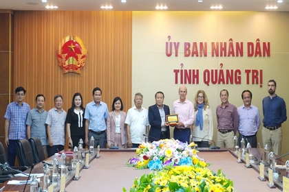 Quang Tri’s Acting Chairman works with WWF