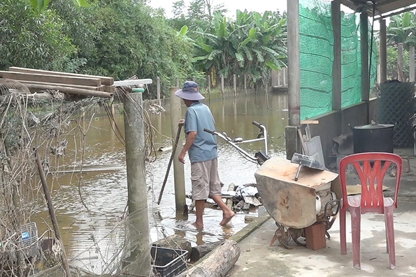 Cần xây dựng hệ thống thoát nước ở thôn Bích Khê