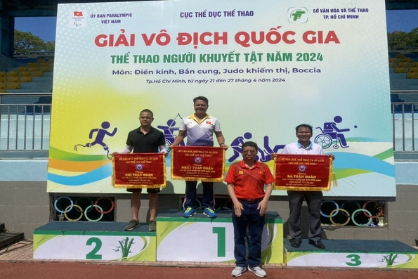 Giải vô địch quốc gia thể thao người khuyết tật năm 2024: Đoàn thể thao người khuyết tật Quảng Trị đoạt 7 HCV, 7 HCB, 12 HCĐ