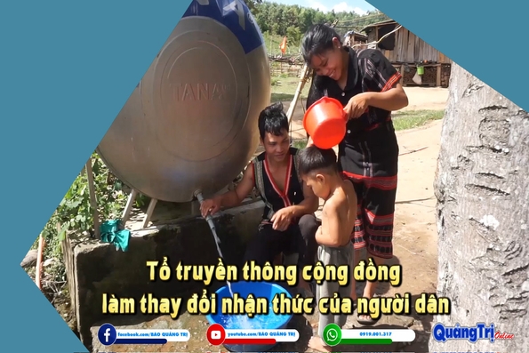 Tổ truyền thông cộng đồng làm thay đổi nhận thức người dân