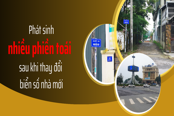 Emagazine: Phát sinh nhiều phiền toái sau khi thay đổi biển số nhà mới