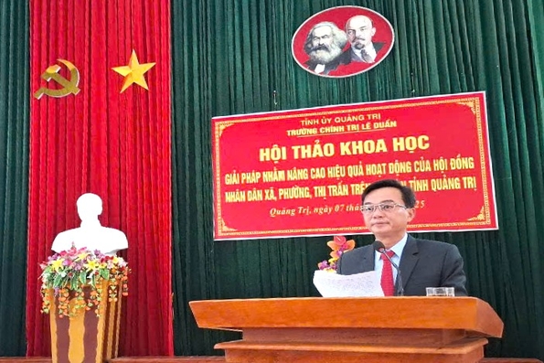 Hội thảo khoa học về nâng cao hiệu quả hoạt động của  HĐND xã, phường, thị trấn