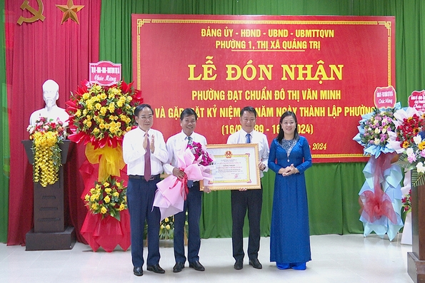 Đảng ủy Phường 1, thị xã Quảng Trị chú trọng xây dựng Đảng và hệ thống chính trị vững mạnh