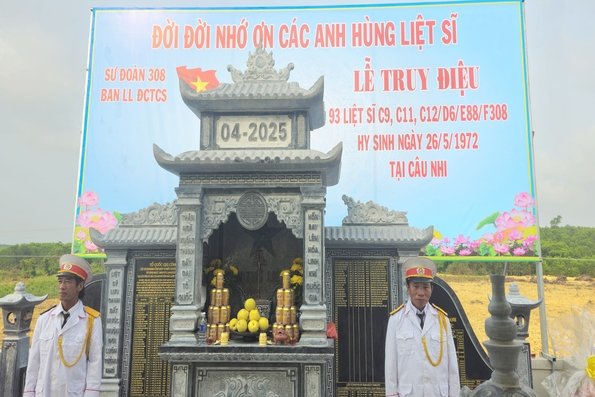Khánh thành Đền thờ liệt sĩ Trung đoàn 88 tại xã Hải Chánh