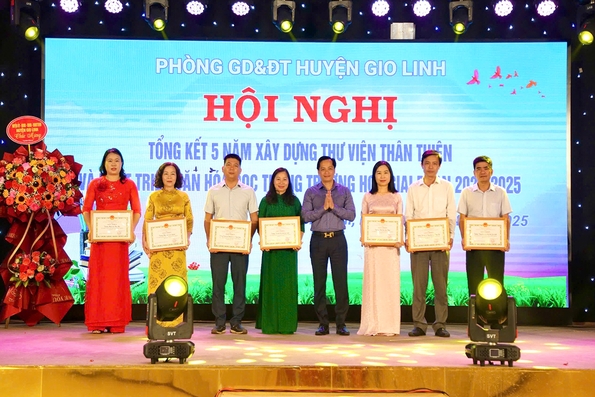 Huyện Gio Linh quan tâm đầu tư hoàn thiện hệ thống thư viện trường học và phát triển phong trào đọc sách