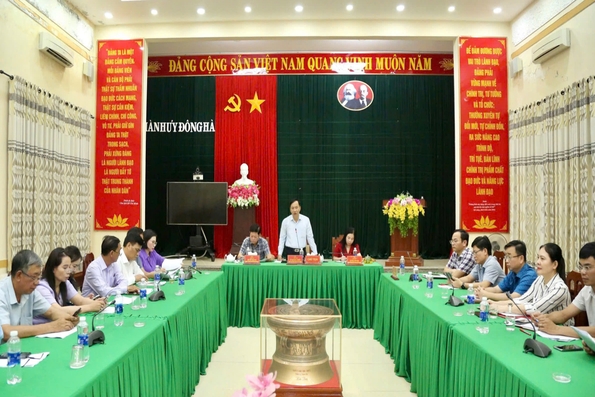 Đông Hà: Gặp mặt cán bộ còn thời gian công tác dưới 10 năm