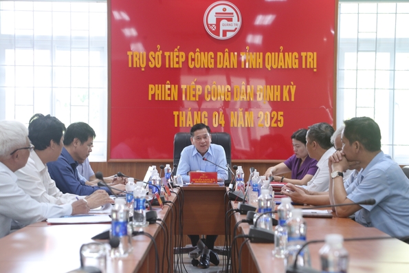 Bí thư Tỉnh ủy Nguyễn Long Hải tiếp công dân định kỳ tháng 4/2025