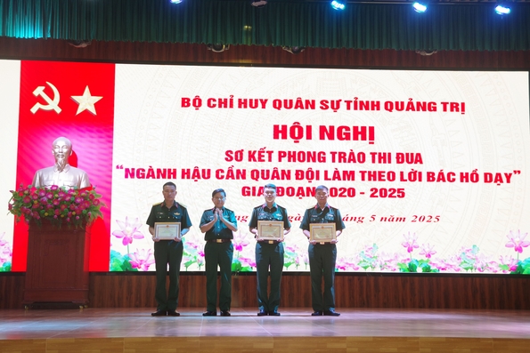 Sơ kết 5 năm thực hiện phong trào thi đua “Ngành hậu cần quân đội làm theo lời Bác Hồ dạy” giai đoạn 2020 - 2025