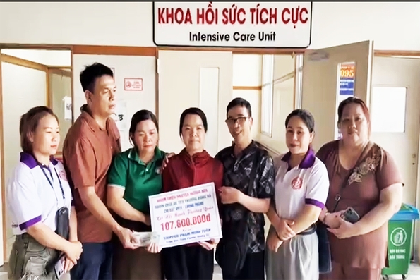 Cộng đồng ủng hộ nam shipper bị sét đánh trúng hơn 107 triệu đồng