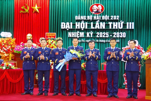 Đại hội Đảng bộ Hải đội 202 nhiệm kỳ 2025 - 2030