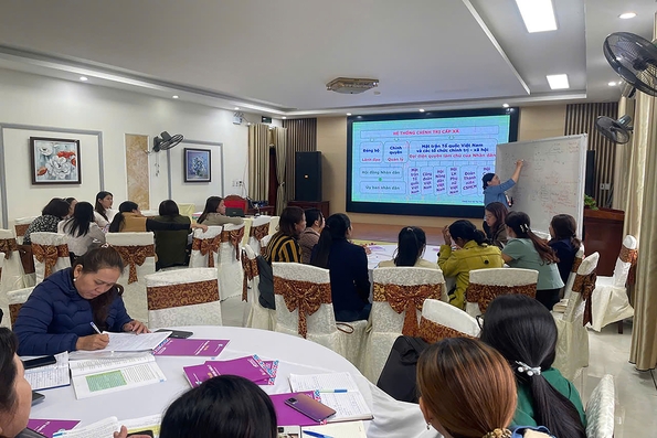 Nâng cao năng lực quản lý, lãnh đạo cho phụ nữ vùng dân tộc thiểu số và miền núi