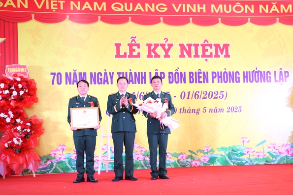 Đồn Biên phòng Hướng Lập kỷ niệm 70 năm ngày thành lập