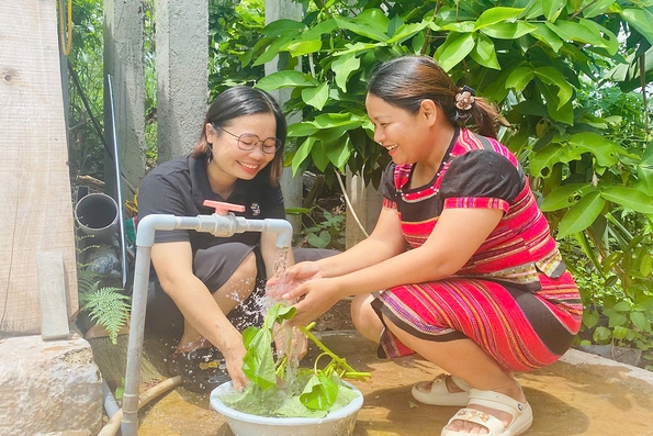 Nâng cao chất lượng cuộc sống nhờ tín dụng nước sạch, vệ sinh môi trường nông thôn