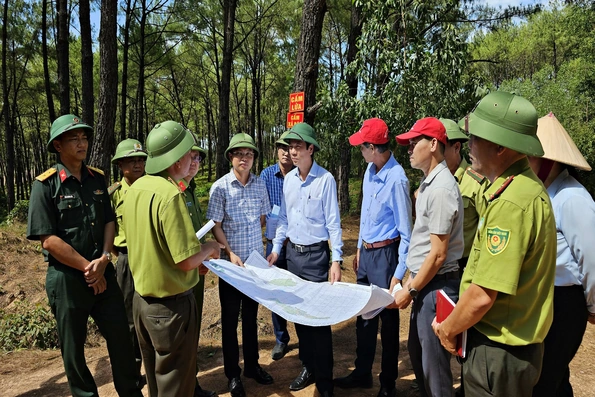 Quyền Chủ tịch UBND tỉnh Hoàng Nam kiểm tra công tác phòng cháy, chữa cháy