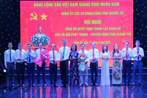 Thành lập Đảng bộ Báo và Đài Phát thanh - Truyền hình tỉnh Quảng Trị