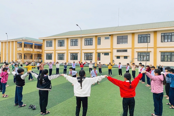 Hải Lăng bứt phá xây dựng trường đạt chuẩn quốc gia