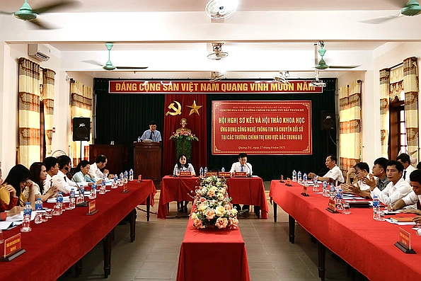 Hội thảo khoa học ứng dụng công nghệ thông tin, chuyển đổi số tại các trường chính trị 