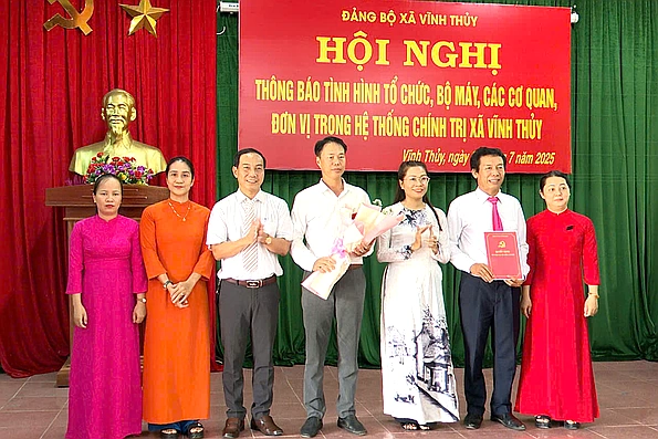 Đảng bộ xã Vĩnh Thủy tổ chức hội nghị lần thứ nhất