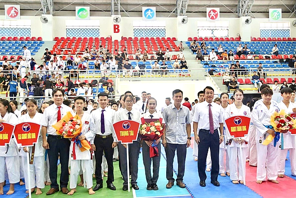Hơn 600 vận động viên tranh tài tại Giải vô địch Karate các Câu lạc bộ tỉnh Quảng Trị mở rộng lần thứ I 