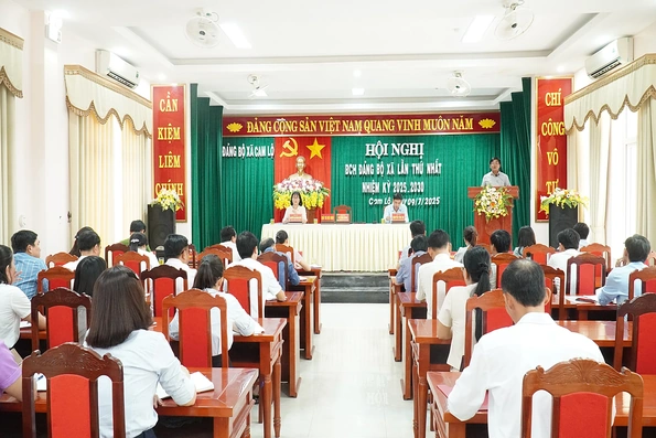 Đảng bộ xã Cam Lộ: Hội nghị Ban Chấp hành lần thứ nhất, nhiệm kỳ 2025-2030