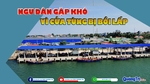 Ngư dân gặp khó vì Cửa Tùng bị bồi lấp
