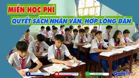 Miễn học phí: Quyết sách nhân văn, hợp lòng dân