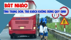 Bát nháo tình trạng đón, trả khách không đúng quy định